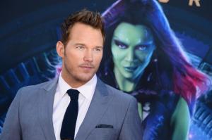 Gamora in the back? My look for hubby Chris Pratt